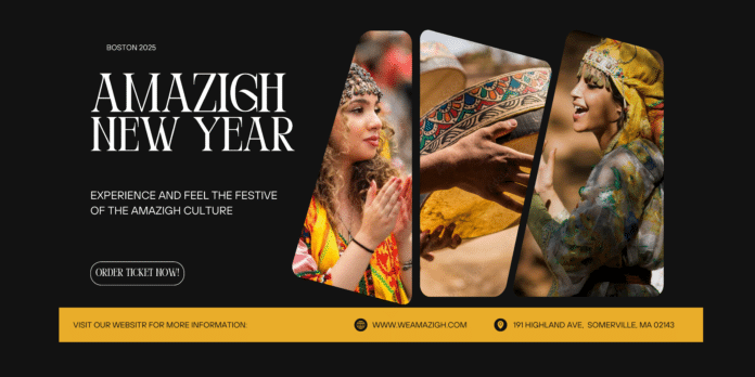 Boston Set to Host Amazigh New Year 2975 Celebration on January 11, 2025