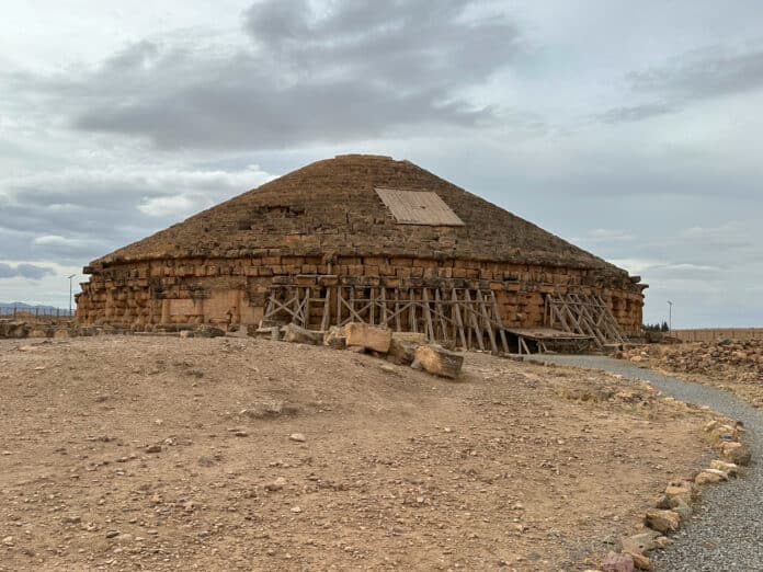 Imedghassen royal Numidian mausoleum near Batna, Algeria.
