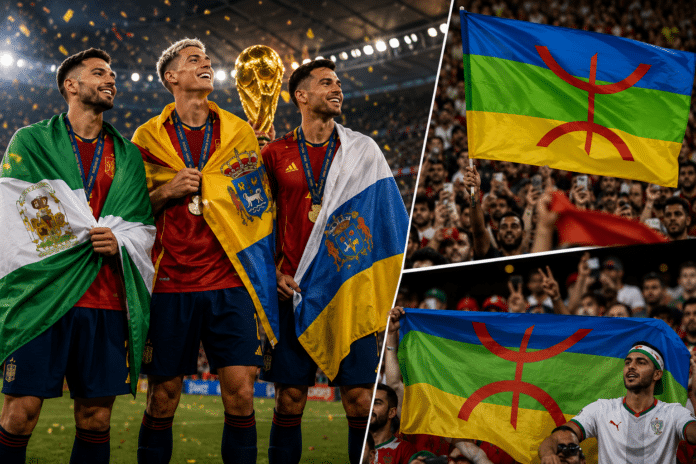 amazigh flag spain amazigh flag spain